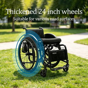 <span class=keywords><strong>Fauteuil</strong></span> roulant sportif pliable en aluminium léger, chaise <span class=keywords><strong>de</strong></span> mobilité manuelle portable <span class=keywords><strong>pour</strong></span> adultes handicapés - Product Image 5