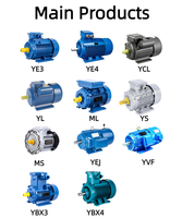 Moteur électrique domestique YL 0,25 kW-7,5 kW, 2/4/6/8 pôles, à induction, à double condensateur, monophasé, asynchrone