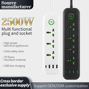 İngiltere uzatma soket ile Usb 3/4/5 genel elektrik çıkışı evrensel dalgalanma koruyucusu 3 Usb portları ile güç şeridi soket - Product Image 3