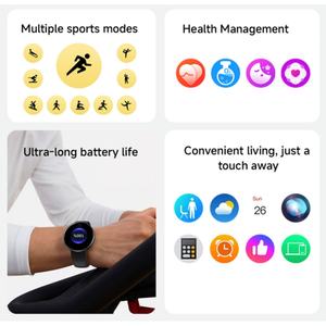 Nuevo Reloj Inteligente de Moda para Mujer L2, Múltiples Modos Deportivos, Monitor de Frecuencia Cardíaca, Monitorización del Sueño, Contador de Calorías, Reloj Inteligente de Fitness - Product Image 2