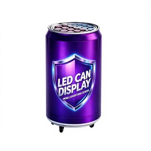 Customized Beer Can Style LED Video <b>Wall</b> Indoor Advertising <b>Display</b> Screen Front Service Design Creative Can Shape LED Screen - Product Image 1