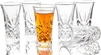 Verres à shot miniatures transparents créatifs de style américain pour la maison, les restaurants et les fêtes, pour la consommation de liqueur, fabriqués en Chine