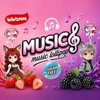 ABS Audio Stick Diamond Mold Suikervrije harde lolly Geen complexe schakeling Instant Melody Play Bessensmaak Feestdagenfeest