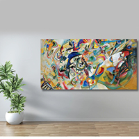 Impression de reproduction célèbre, Affiche murale abstraite à lignes, Décoration murale sur toile, Art mural de bureau, Art mural moderne
