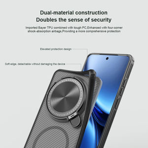 Nuova moda Nillkin custodia protettiva per telefono antiurto adatta a <span class=keywords><strong>Vivo</strong></span> X200 Pro CamShield Cover magnetica trasparente nera - Product Image 6