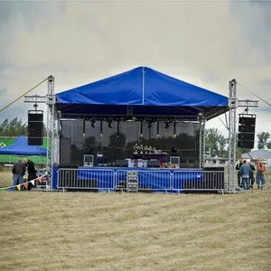 Aluminum Lighting Truss with roof stage platform Customized truss for Event