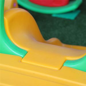Nouveau dessin animé en plastique jardin inoxydable petit château diapositives aire de jeux enfants <span class=keywords><strong>toboggan</strong></span> - Product Image 6