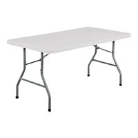 Table de restauration pliable en plastique de haute qualité, légère et empilable, pour l'extérieur et les parcs