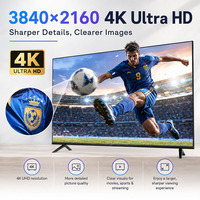 Soporte de Pared para TV Inteligente de 43/55/65 Pulgadas, 4K Ultra HD LED, Reproductor de Publicidad Digital
