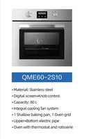Four électrique encastrable 60L avec écran numérique, four à pizza professionnel, produits personnalisés en gros pour micro-ondes