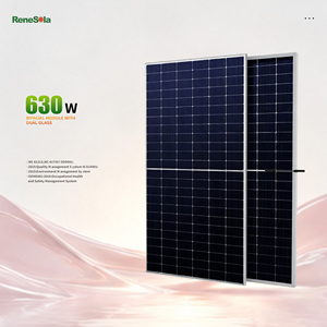 Módulo Fotovoltaico Bifacial Tipo N <span class=keywords><strong>ReneSola</strong></span> IP66 de 630W en Stock con Paneles Solares IEC/ISO para - Product Image 1
