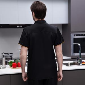 Uniformes de cocina personalizados rojos, chaqueta de Chef, Hotel, cocina, restaurante, Chef, abrigo, uniforme con buen precio - Product Image 4