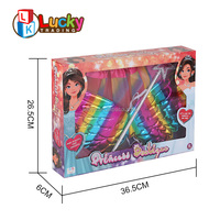 LK Toys Jeu de Rôle Jupe Baguette Étoile Ailes Colorées Noël Halloween Cosplay Costume Tissu Décors Aile d'Ange