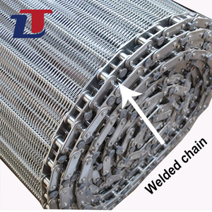 Gıda Sınıfı Tel Örgülü Metal Bant Paslanmaz Çelik Spiral Soğutma Konveyör Bandı - Product Image 3