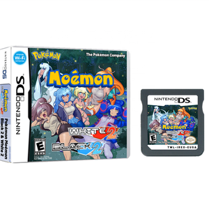 Cartouche de jeu Moemon pour <span class=keywords><strong>DS</strong></span> Jaune Argent KAIZO Moon Black 2 pour Nintendoed <span class=keywords><strong>Ds</strong></span> 3ds 2ds <span class=keywords><strong>Console</strong></span> Version USA - Product Image 4