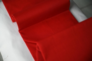 7 #   Tela <span class=keywords><strong>100</strong></span>% Poliéster, Color Rojo, Peso Medio, Elástica, Resistente a la Encogimiento, Teñida, para Confección de Ropa y Trajes - Product Image 6