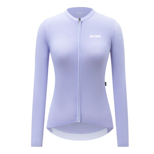 Robe de cyclisme personnalisée pour femmes, respirante, imprimée par transfert thermique, séchage rapide, protection solaire, manches longues, personnalisable - Product Image 4