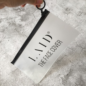 Custom Small pvc reusable frosted jewelry packaging ziplock bag,jewelry plastic zipper bag