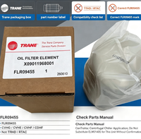 Filtre à huile à visser Trane FLR09455 (FLR01592) en stock, 1 kg, installation rapide, accessoire de réfrigération.