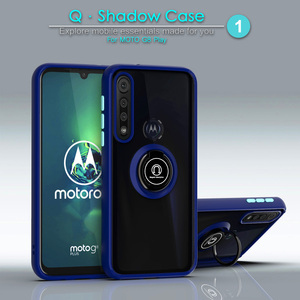 Venta al por mayor de TPU suave soporte de coche funda de teléfono móvil Color PC cubierta móvil anillo Kickstand para <span class=keywords><strong>Motorola</strong></span> G8Play/<span class=keywords><strong>One</strong></span> <span class=keywords><strong>Macro</strong></span> G8 Plus - Product Image 6