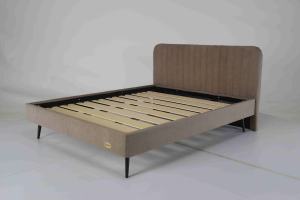 Base de <span class=keywords><strong>Cama</strong></span> Moderna, Cómoda, Duradera y Suave con Estructura de Madera, Cabecera Tapizada con Diseño Convertible - Product Image 4