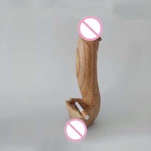 Sculpture d'art érotique Sculpté à la main Grand pénis Sculpture en bois érotique Pénis en bois mature Cendrier Pénis en bois - Product Image 6