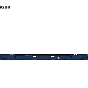 Conteneur plat pliable 40 pieds en acier Corten robuste pour transport maritime, modèle 40HC, avec extrémités murales - Product Image 5