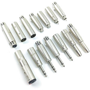 3-polige XLR-Buchse auf 6,35mm Stecker-Mikrofon-Kabel adapter Vernickelte Mono-XLR-Buchse mit Metall konstruktion - Product Image 1