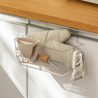 Étagère de rangement murale sans perçage pour cuisine, boîte organisatrice multifonctionnelle, support de suspension