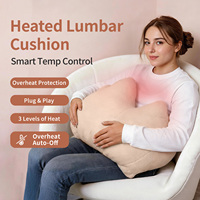 Coussin lombaire chauffant avec contrôle de température NTC, soutien de la taille pour femmes enceintes, personnel sédentaire, soins à domicile, vente en gros