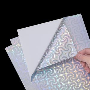 Hojas <span class=keywords><strong>de</strong></span> etiquetas holográficas A4 PET <span class=keywords><strong>de</strong></span> inyección <span class=keywords><strong>de</strong></span> tinta Papel adhesivo <span class=keywords><strong>de</strong></span> vinilo autoadhesivo impermeable - Product Image 6