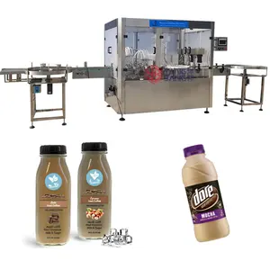 YB-YG8 Hot Product 2023 Stable Full Automatic Cost Saving Coffee Beer Rotary Bottling Liquid Filler Capping Machine