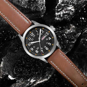 Erkek lüks kuvars saatler erkekler <span class=keywords><strong>Pilot</strong></span> spor saat su geçirmez aydınlık izle erkekler için - Product Image 4