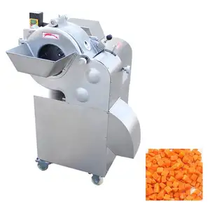 Máquina cortadora de frutas y verduras de zanahoria eléctrica comercial multiusos Máquina cortadora de verduras comercial