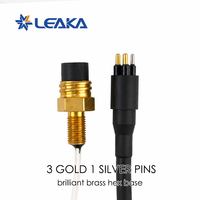 Connecteur Micro 3 Broches Compatible SubConn MCBH3F+MCIL3M Mâle Femelle 10A 300V IP69K 7000m Acier Inoxydable Plaqué Or Rond Marin