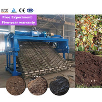 Retourneur de compost de type chaîne à plaques, nouveau modèle 2026, élégant, pour engrais organique à base de fumier de poulet