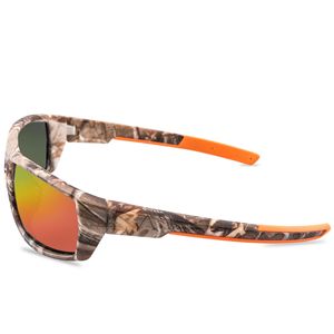 ファッショナブルな釣り駆動メガネブルー樹脂レンズ迷彩PCフレームスポーツ偏光UV400サングラス - Product Image 6