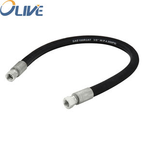 Sae 100r2at-1/2 '-W.P3500psi <span class=keywords><strong>Rubber</strong></span> Slang Hydraulisch Systeem Textiel En Staaldraad Versterkt - Product Image 6