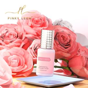 Pinky Leem Waterproof Eyelash <b>Glue</b> 1s Sensitive Pink Eyelash Extension <b>Glue</b> <b>Individual</b> <b>Lash</b> Adhesive <b>for</b> Pink Bottle - Product Image 2
