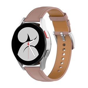 Correa de Reloj de Cuero Genuino para Hombre y Mujer, Correa de Reloj de Cuero de Alta Calidad de 20 mm para <span class=keywords><strong>Amazfit</strong></span> <span class=keywords><strong>GTS</strong></span> y Garmin Forerunner - Product Image 2