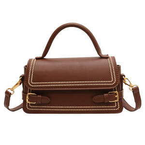 Fashionable new high-end PU stone patterned handbag, extremely simple crossbody bag - Product Image 2
