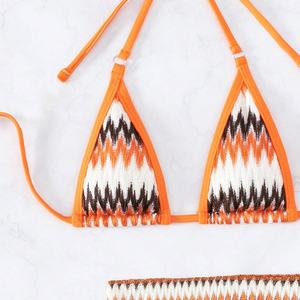 Traje de Baño de Alta Calidad para Mujer, Bikini de Tiras Triangulares con Micro Tanga, Fabricante de Conjuntos de Bikini - Product Image 5