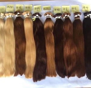 Remy-extensiones de cabello humano 100% virgen, cabello de seda, sin enredos, de lujo, el mejor proveedor, color ceniza, de Vietnam - Product Image 2