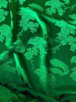 Le prix le plus bas tissu jacquard style chinois tissu satiné doux tissu lisse vêtements