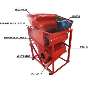 Vente directe d'usine de nouveau type machine de retrait de coquille d'arachide. Machine de décorticage d'arachides électrique et portable - Product Image 1
