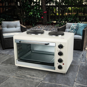 56L Stainless Steel Countertop Oven With Visual <b>Glass</b> <b>Door</b> Multifunctional for Households Electric Countertop Oven - Product Image 3