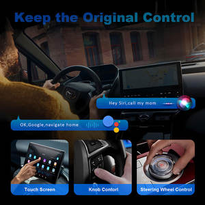 Laudtec Zjq17 sans fil Carplay Mini Ai Box adaptateur Portable filaire pour Plug and Play Dongle universel pour Android <span class=keywords><strong>Apple</strong></span> 2In1 - Product Image 5