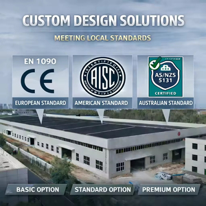 Nave Industrial Prefabricada de Acero ASTM de Fácil Montaje, Impermeable, con Certificación CE, Marca Zhongwei - Product Image 2