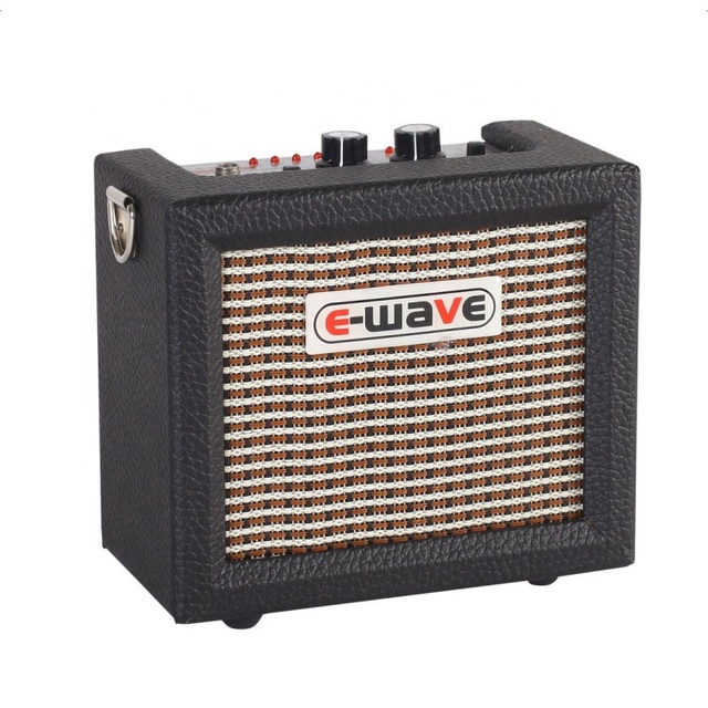 Wholesale OEM Guitar Amp 4" Portable Guitar Amp Speaker 5 w Rechargeable Bass Guitar Amplifier Combo High Performance
