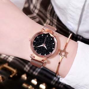 Productos más vendidos en línea Relojes de lujo Relojes de moda para mujer Reloj magnético de lujo con diamantes de imitación y cielo estrellado para mujer - Product Image 6